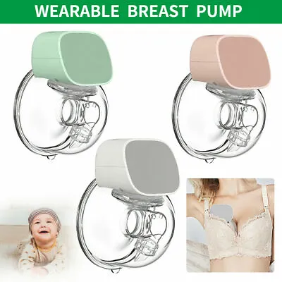 Portable Electric Breast Pump USB Silent Wearable Hands-Free Automatic Milker US • $17.99