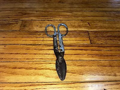 Vintage Wiss A-12 Drop Forged Solid Steel 8  Tin Snips MADE IN USA • $5.41