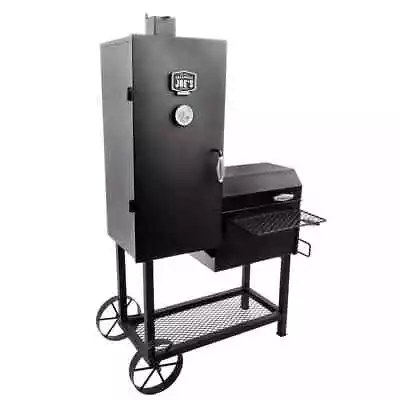 OKLAHOMA JOE'S Vertical Offset Charcoal/Wood Smoker/Grill 992-Sq-In Steel Black • $569.06