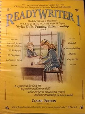 READYWRITER CLASSIC EDITION : STYLUS SKILLS PRINTING AND By Edwin + VG • $139.75