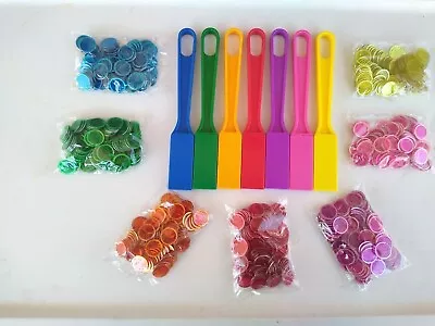 1 Bingo Magnetic Wand 100 Chips Assorted Colors  • $8.99