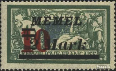 Memel Area 121 With Hinge 1923 Print Edition • $2.24