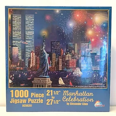 Manhattan Celebration 1000 Piece Vintage Jigsaw Puzzle New In Sealed Box • $15