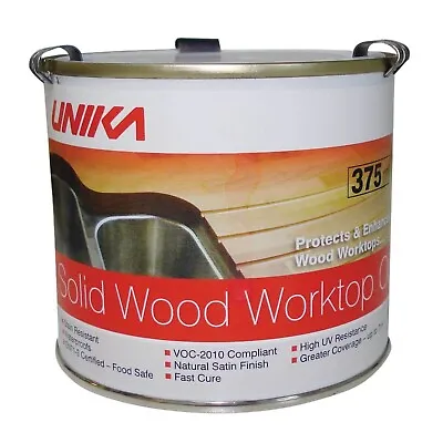 Unika Solid Wood Worktop Oil 375ML *SPECIAL OFFER* • £10.95