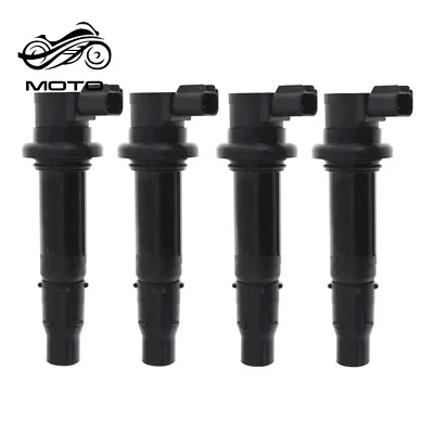 Set Of 4 Ignition Coils For Yamaha R1 YZF-R1 YZF-R6 R6 YZF-R6S R6S FZ1 VMAX 1700 • $56.31