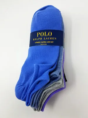 $20.50 • Buy Polo Ralph Lauren Women's 6 Pack Quarter Sport Socks, Size 9-11 Fits Shoe Sz 6-9