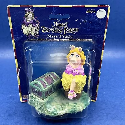 Muppet Treasure Island Miss Piggy Aerating Aquarium Ornament 1996 NOS • $22.99