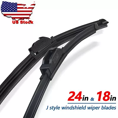 All Season Wiper Blades Size 24  & 18  Windshield Front Right & Left (Set Of 2) • $7.98