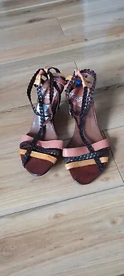 Miss Sixty Sexy Strappy Sandals In Leather Size 3.5 • £15.50