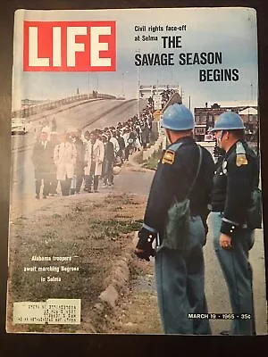 Life Magazine March 19 1965 Martin Luther King Jr. Selma Civil Rights Marches • $29.99