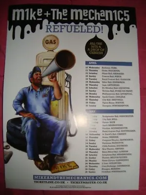 MIKE AND THE MECHANICS  :  REFUELED   Tour Flyer  2023 • £2