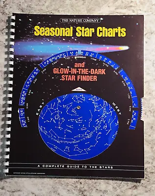 VTG 1995 Seasonal Star Charts & Glow In The Dark Star Finder~ The Nature Company • $18