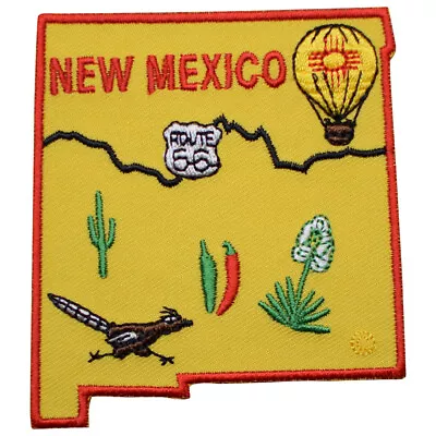 New Mexico Patch - Albuquerque Santa Fe Route 66 3-3/16  (Iron On) • $3.74
