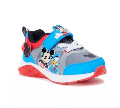 Fun Mickey Mouse & Friends Red/White /Blue Kids Size 8 Light Up Shoe. • $15
