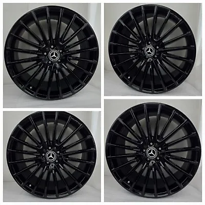 Original 21  Mercedes AMG S580 S550 S560 Gloss Black OEM Wheels Rims ($3285-obo) • $3285