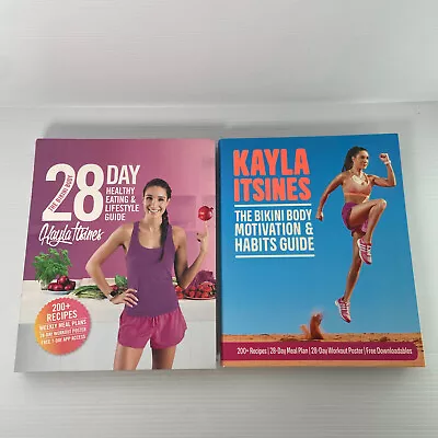 Kayla Itsines Bundle 2 Books Bikini Body Healthy Eating Motivation 28 Day Guide • $36.95