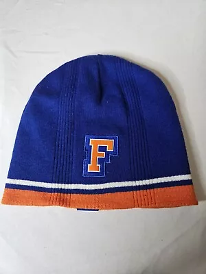 Florida Gators Hat Cap Reversible Beanie Knit Winter Blue Orange One Size Logo • $8.99