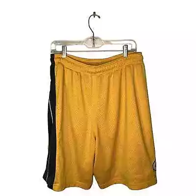 Game Vintage California Cal Bears Basketball Planet Shorts Nike Jordan Yellow • $40