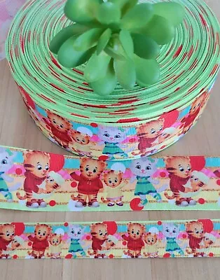 7/8 & 1.5  (1 YD) Daniel Tiger Grosgrain Ribbon Katerina Kittycat Animal Cartoon • $0.99