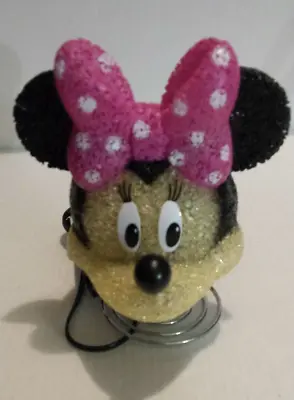 Kids Disney Minnie Mouse Lamp Bed Room Plastic Head Plastic Melts Collectible • $28.99