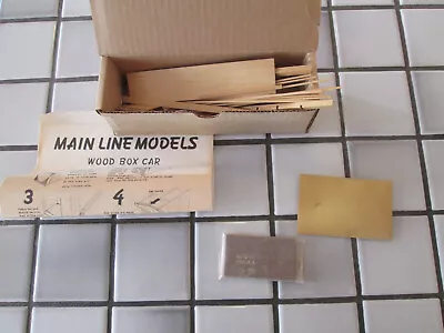 Main Line Models NEW YORK CENTRAL Wood/metal Box Car Kit HO Scale  / • $20.90