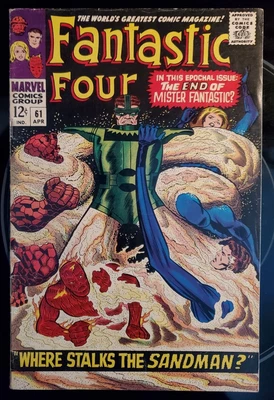 $0.99 • Buy Fantastic Four #61 Marvel Comics 1967-Silver Surfer And Sandman Appearance VG