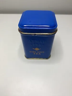 Tea Ahmad Earl Grey Tea London Collectible Tin Container EMPTY • £5.50