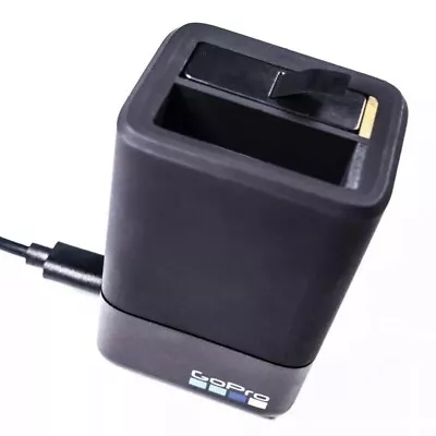 Genuine GoPro Dual Battery Charger + 1 X Battery For Hero 7/6/5 Black Official  • $65