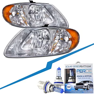 Fits 01-07 Chrysler Voyager/ Caravan Town And Country Headlights Pair W/Xenons • $80