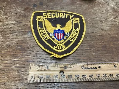 Security Joliet Job Corps Vintage Patch • $4.25