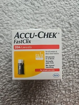 Accu Chek FastClix Lancet Drum - Pack Of 204 Expire 2025 • £5.99