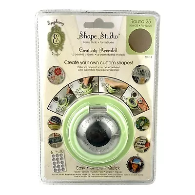 Epiphany Crafts Shape Studio Tool Round 25 SS-T14 Easy Simple Quick New Package • $18.95