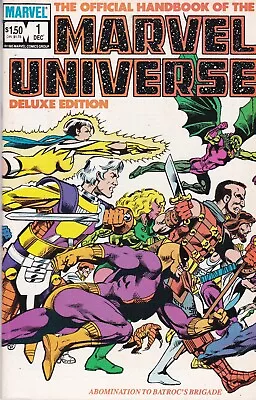 Marvel Comics Official Handbook Of The Marvel Universe Vol. 2 #1 December 1985 • £5.99