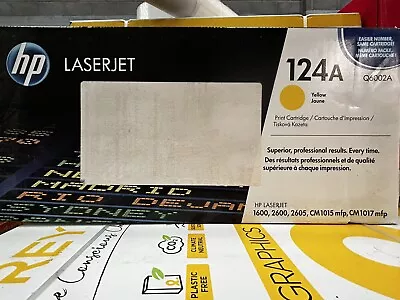 HP 124A Yellow Toner Cartridge - Q6002A • £28