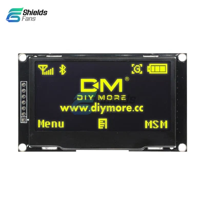$28.58 • Buy 2.42  Inch 12864 OLED Display Module IIC I2C SPI Serial FOR C51 STM32 Yellow