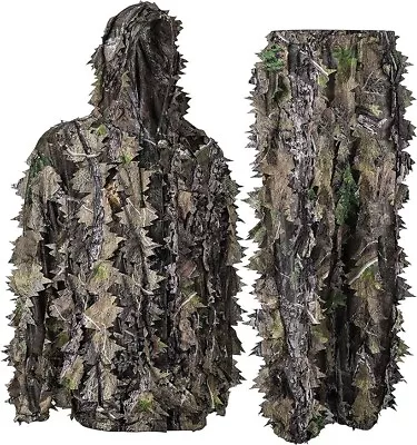 Titan 3D Leafy Suit - 3D Hunting Gear Suit For Men Camo Hunting Suits SIZE L/XL • $69.99