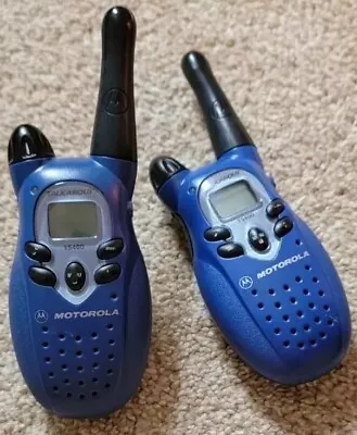 Motorola Talkabout T5400 Two Way Radio - Blue Black SET *USED* Tested • $9.89