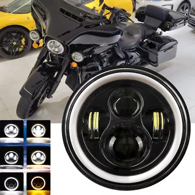 Black 7 Inch LED Headlight Projector FOR Suzuki Marauder VZ 800 1600 Boulevard • $29.99