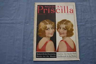 1929 September The Modern Priscilla Magazine - Clothes For Early Fall - Sp 4783e • $45