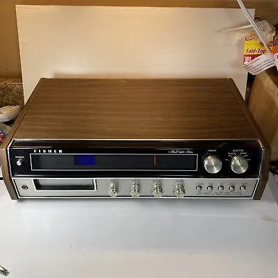 Vtg Fisher 3500 FM/AM Stereo Receiver 8 Track Player Recorder Music Center Parts • $39.95