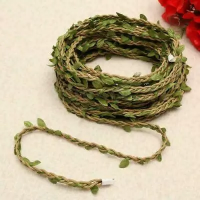 32ft Artificial Leaf Vine Garland  Fake Foliage Flower Wedding Decor Leaf Vine • $8.68