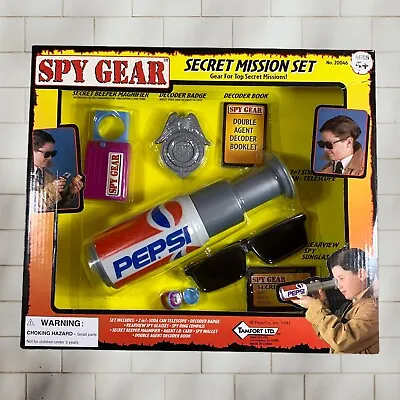 Vintage 1997 Pepsi Spy Gear Secret Mission Agent Toy Set NIB NRFB • £47.20