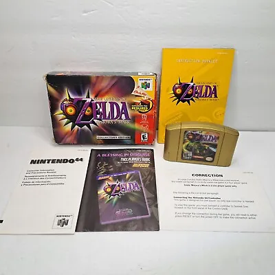 Legend Of Zelda Majora's Mask Collector’s Edition Nintendo 64 Complete CIB N64 • $260