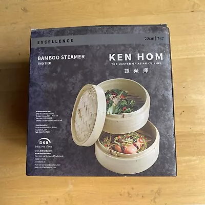 £1.50 • Buy Ken Hom Bamboo Steamer Two Tier 