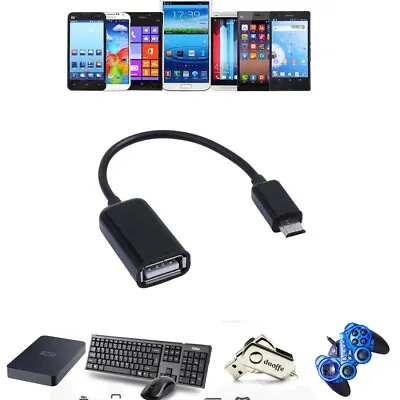 USB OTG Adaptor Adapter Cable For Motorola Tablet Droid Xyboard 10.1 Moto X_x9 • $1.30