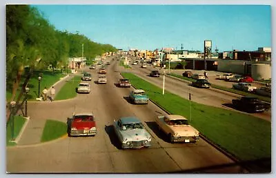 Biloxi Mississippi Gulf Coast~US Highway 90 Businesses~Close Up 1950s Cars~PC • $11