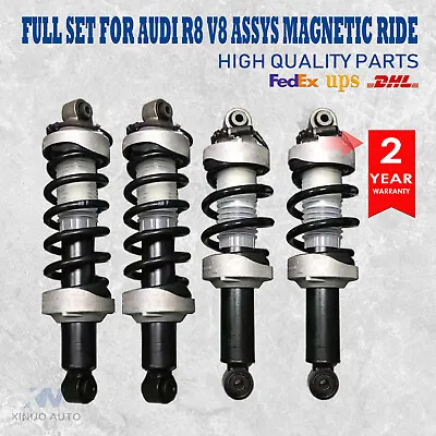 4PCS For Audi R8 V8 Front And Rear Air Suspension Shock Struts W/Magnetic Ride • $1789