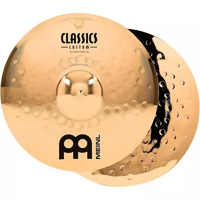 Meinl Classics Custom Medium Hi-Hats - Brilliant 14 • $239.99