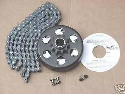 Minibike Go Kart Gocart Parts /   3/4  Clutch & 4 Ft Chain #41 • $47.98