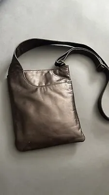 Latico Leather Messenger Bag Crossbody Double Sided Flap W/ Center Pocket • $68